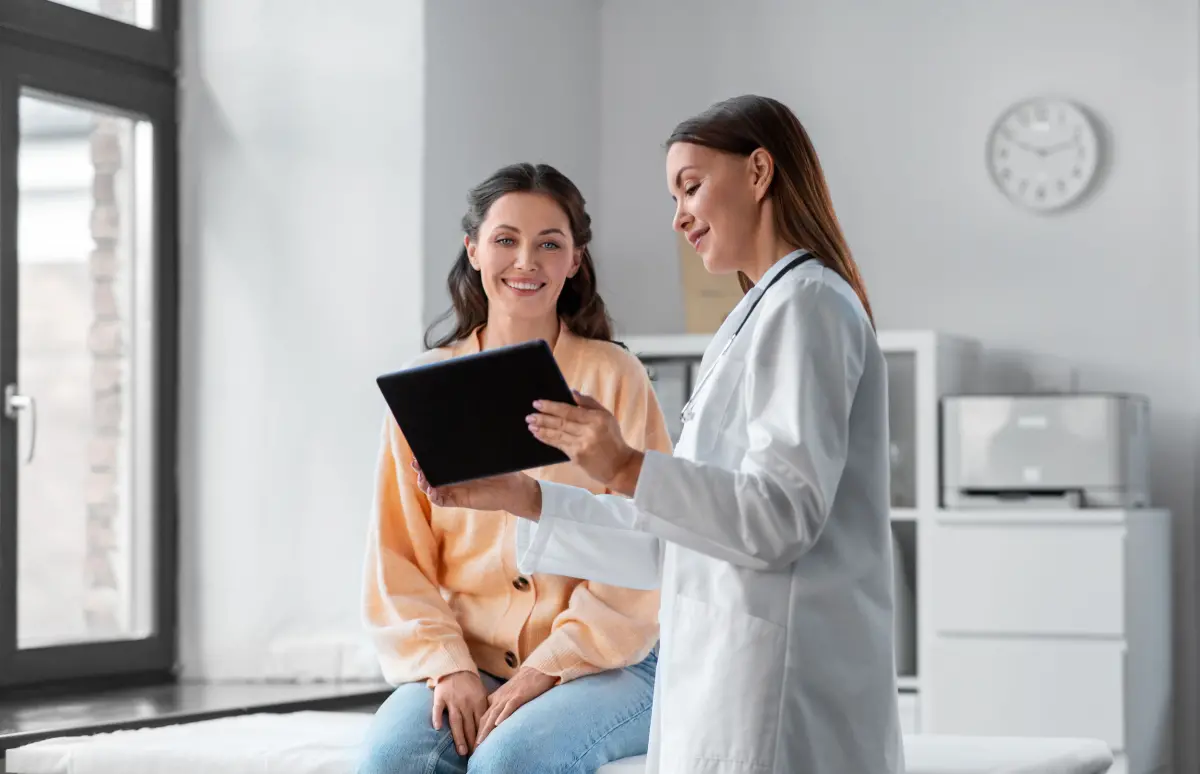 médecin et patiente